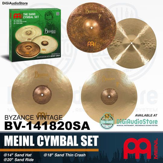 Meinl Cymbal BV-141820SA Byzance Vintage Series Benny Greb Sand