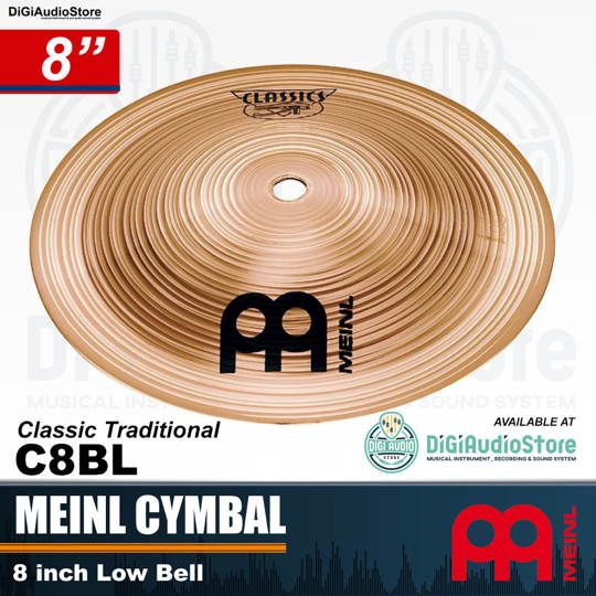 Meinl Cymbal Classic Traditional 8 inch Low Bell C8BL