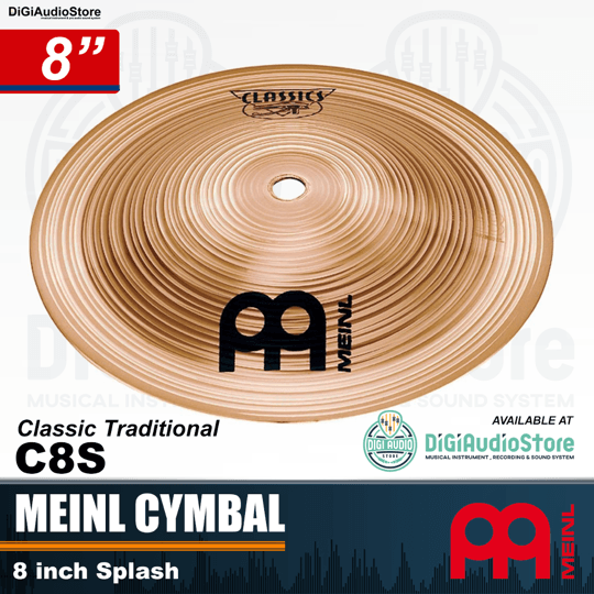 Meinl Cymbal Classics 8 inch Splash C8S