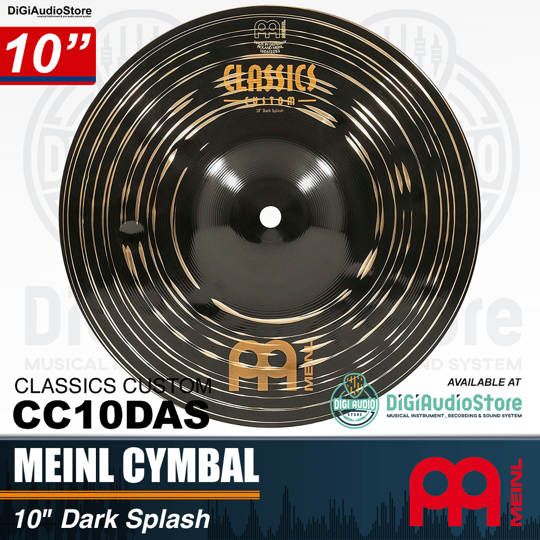 Meinl CC10DAS 10 inch Dark Splash Classics Custom