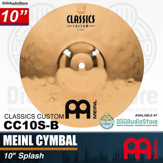 Meinl Cymbal CC10S-B 10 inch Splash Classics Custom