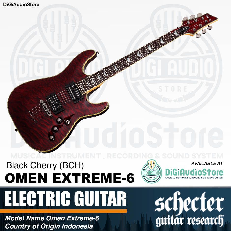 harga gitar schecter diamond series omen 6