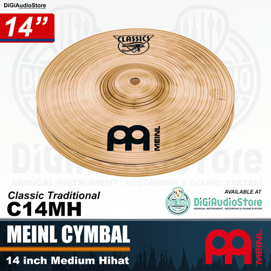 Meinl Cymbal Classics 14 inch Medium Hihat C14MH