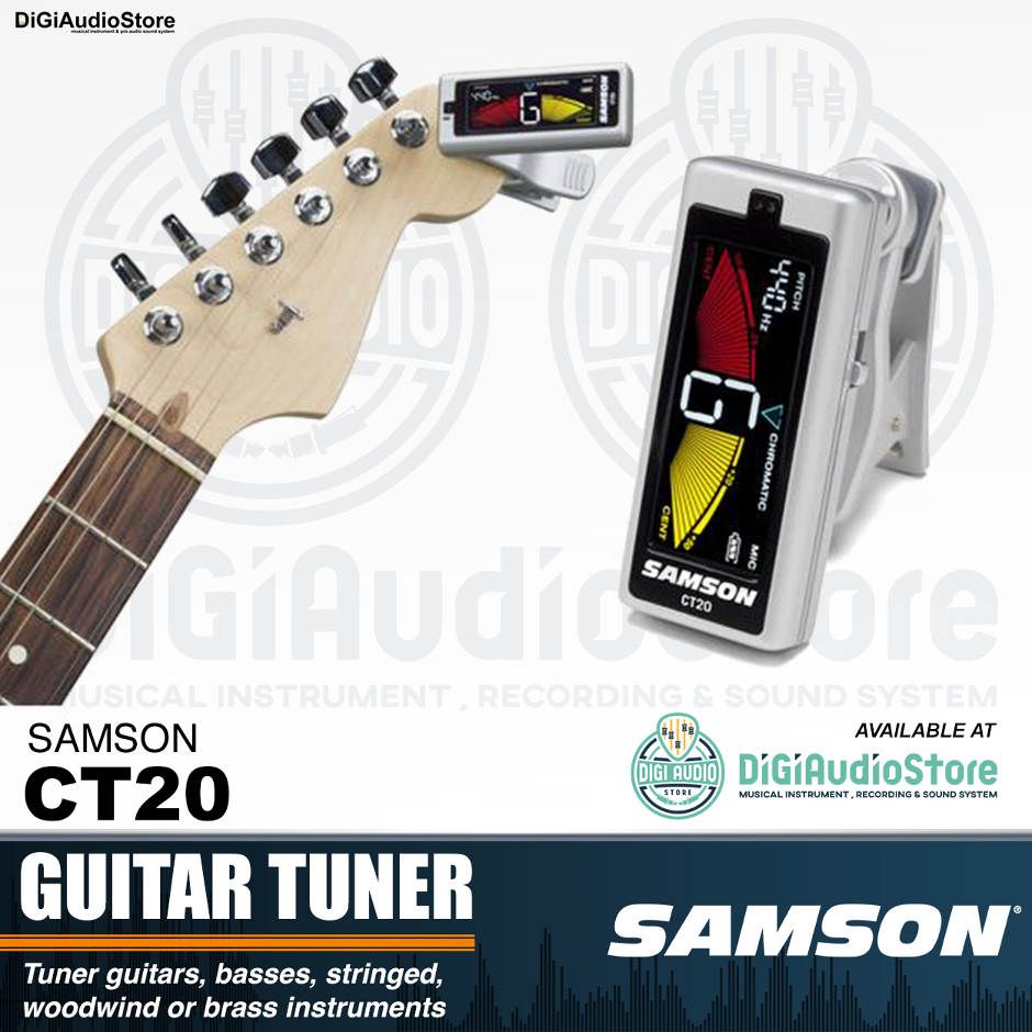 Bass　Tuner　String　Samson　Woodwind　CT20　Guitar