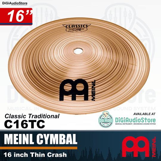 Meinl Cymbal Classics 16 inch Thin Crash C16TC