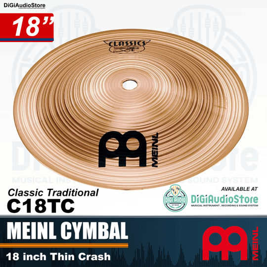 Meinl Cymbal Classics 18 inch Thin Crash C18TC