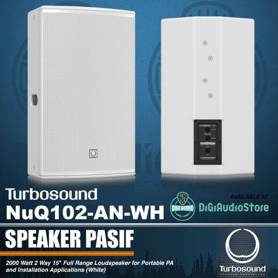 Turbosound NuQ152-WH speaker pasif 2000 watt 15 inch