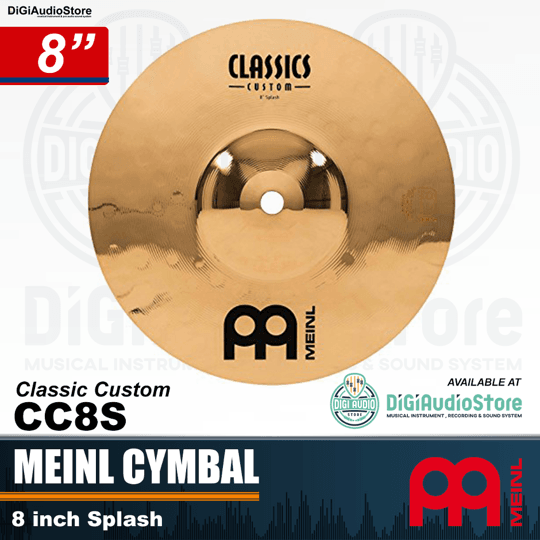 Meinl Cymbal Classics Custom 8 inch Splash CC8S