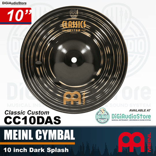 Meinl Cymbal Classics Custom 10 inch Dark Splash CC10DAS