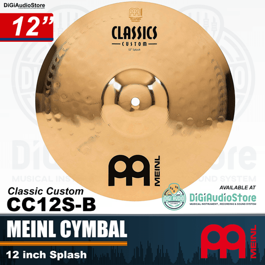Meinl Cymbal Classics Custom 12 Inch Splash CC12S-B