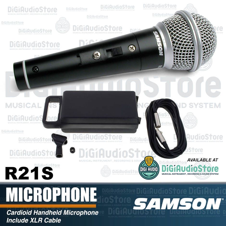 Samson R21S Cardioid Microphone - Include Cable
