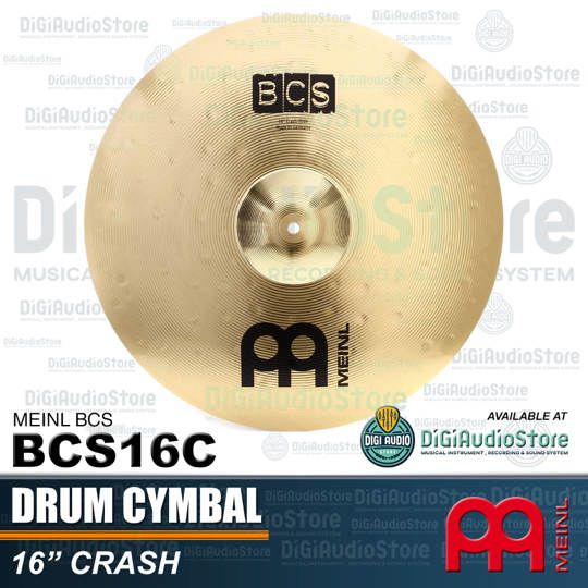 Meinl BCS16C 16 inch Crash Cymbal Drum