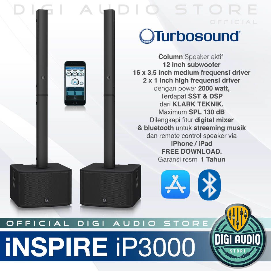 Speaker Column Turbosound iNSPIRE iP3000 - 2000 Watt 