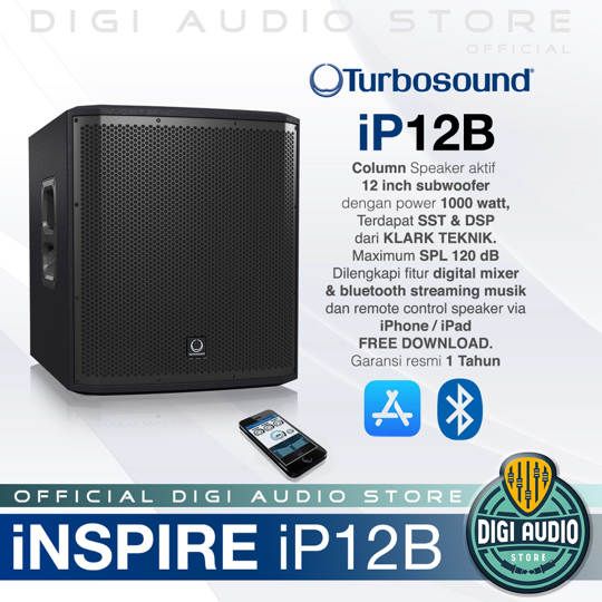 Speaker Subwoofer Turbosound iNSPIRE iP12B - 12 inch - 1000 Watt