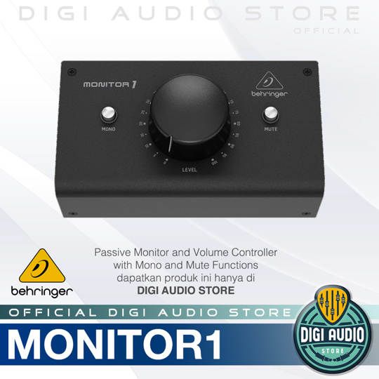 Behringer Monitor1 Passive Stereo Monitor and Volume Controll Studio Monitor Speaker