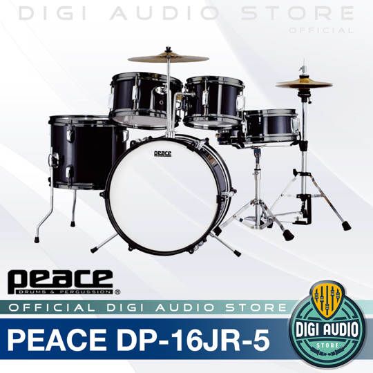 Peace DP-16JR-5 Junior Drum Set - Drum Anak