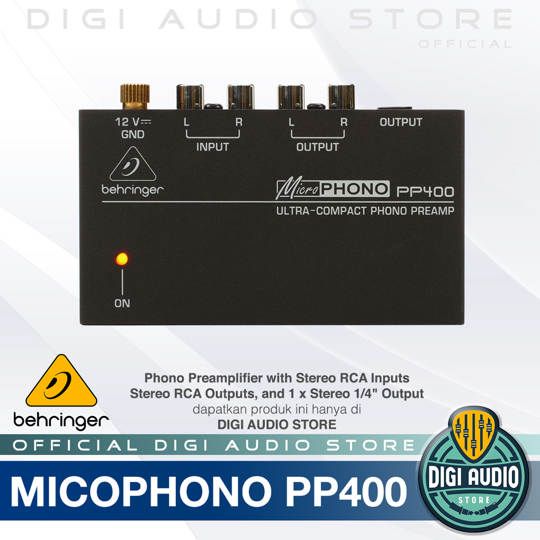 Phono Preamplifier Behringer Microphono PP400