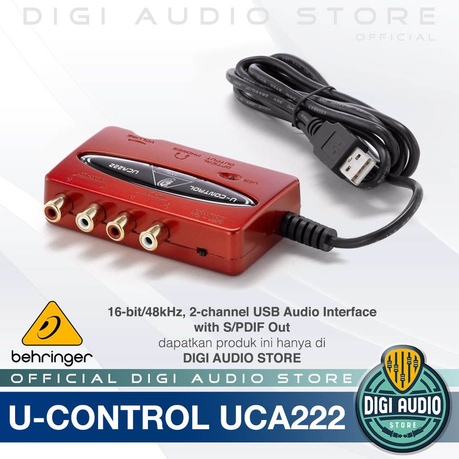 Soundcard Behringer U-Control UCA222 USB Audio Interface
