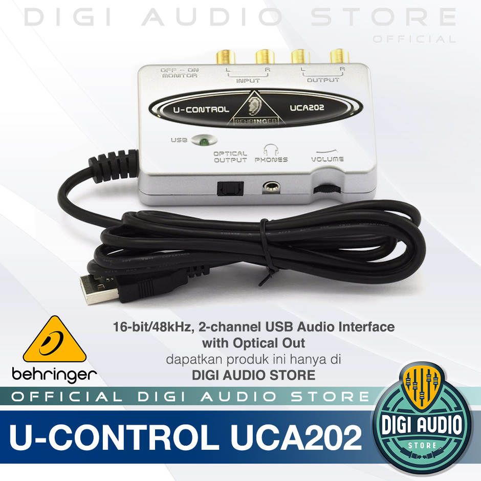 Soundcard Behringer UCA202 USB Audio Interface