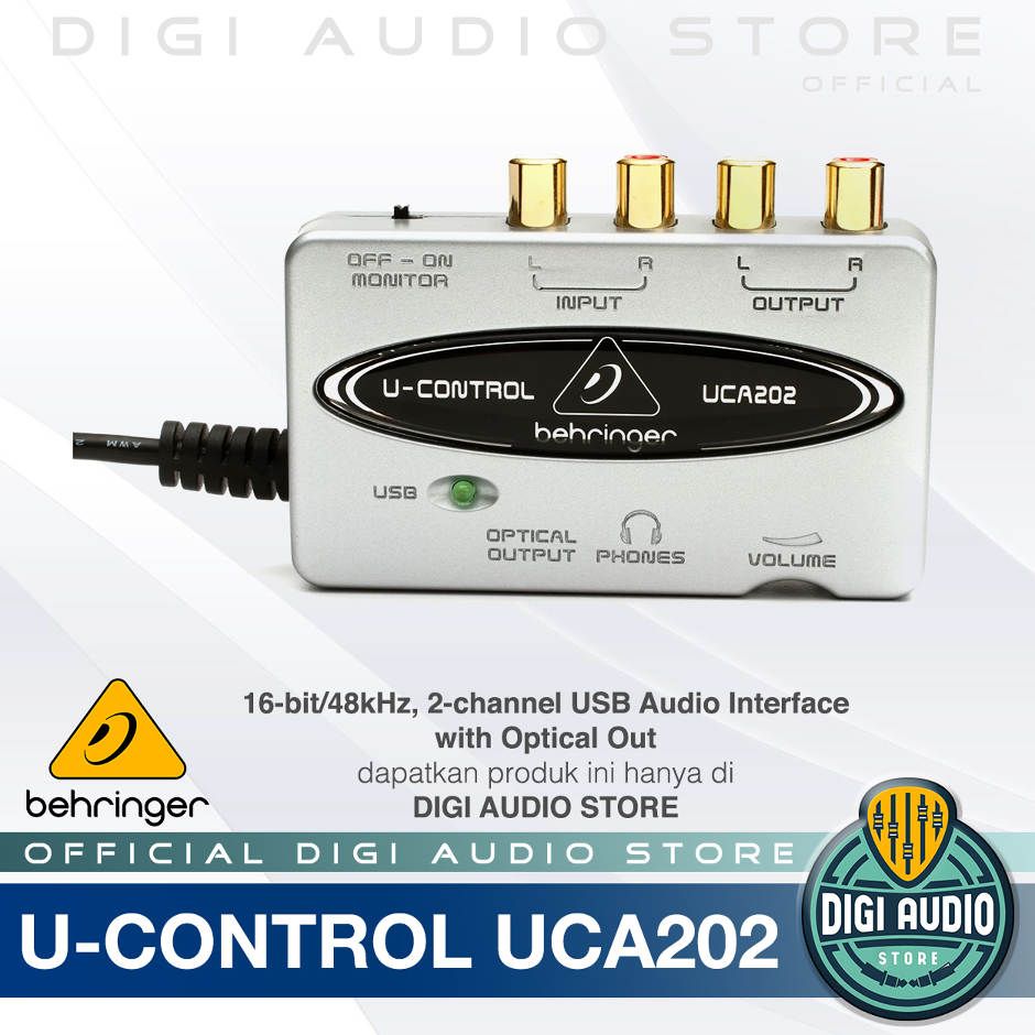 Soundcard Behringer UCA202 USB Audio Interface