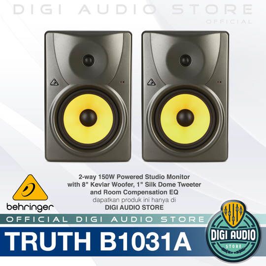 Behringer B1031A Speaker Studio Monitor Recording - 150 Watt - 8 inch