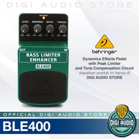 Bass Effect Pedal Stompbox Behringer BLE400 Limitter Enhancer