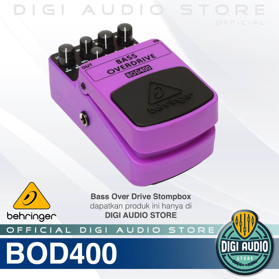 Behringer BOD400 Overdrive Bass Pedal Effect Stompbox