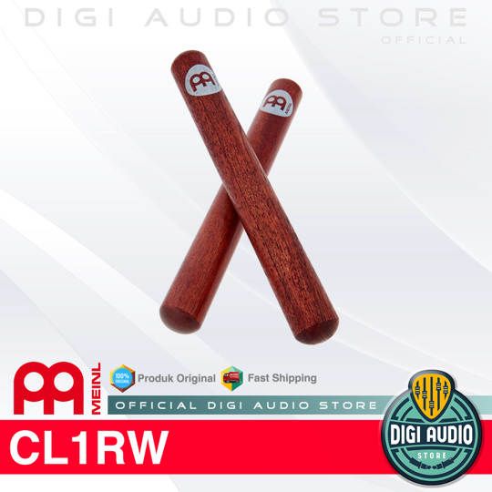 Meinl CL1RW Wood Claves, Classic, Redwood