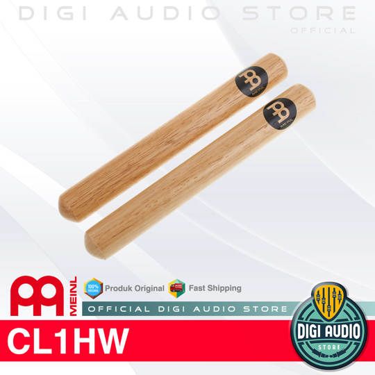 Meinl CL1HW Wood Claves, Classic, Hardwood
