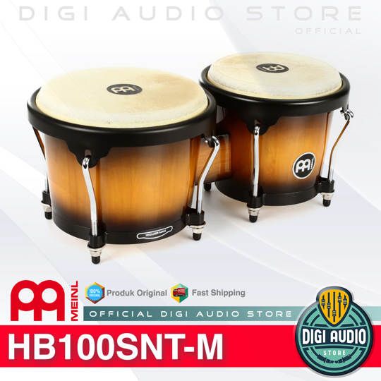 Meinl HB100VSB Headliner Series Wood Bongo Percussion - VINTAGE SUNBURST