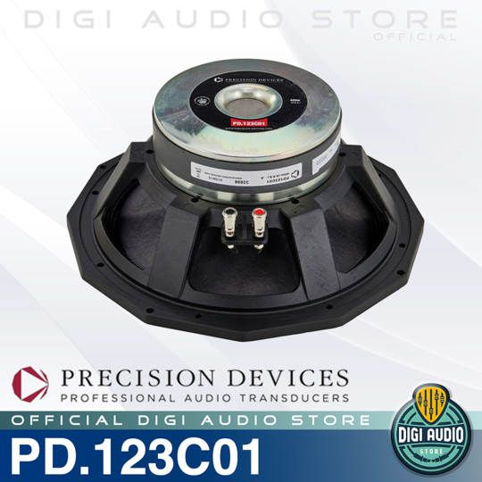 Speaker Komponen Precision Devices PD.123C01 - BASS DRIVER