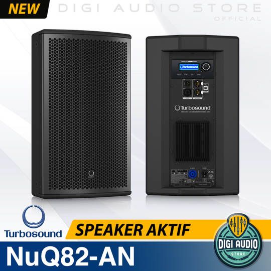 Turbosound NuQ82-AN NuQ Series Speaker Aktif 600 Watt 8 inch