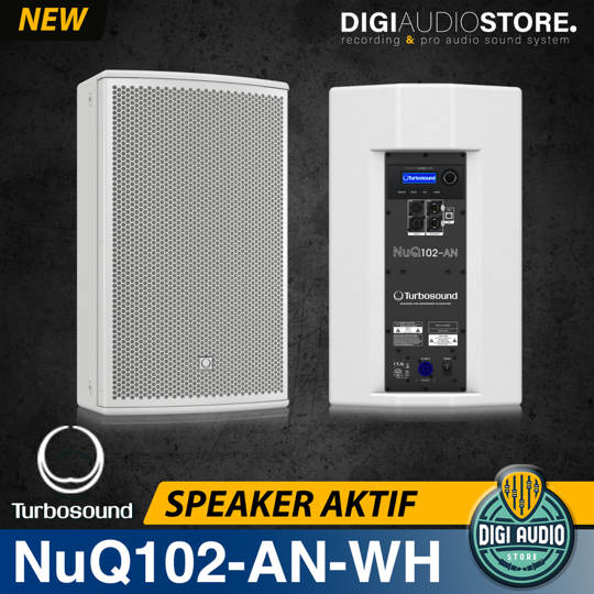 Turbosound NuQ102-AN-WH Speaker Aktif 600 Watt 10 inch