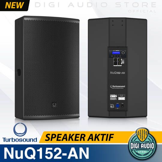 Speaker Aktif Turbosound NuQ152-AN - 2500 Watt 2 Way 15 inch Full Range