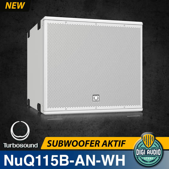 Turbosound NuQ115B-AN-WH Speaker Subwoofer Aktif 15 inch 3000 Watt