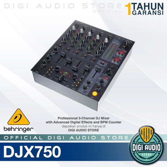 Behringer Pro Mixer DJX750 4 channel DJ Mixer