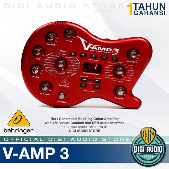 Behringer V-Amp 3 Digital Guitar Multi Effect Processor