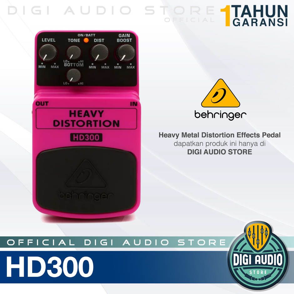 Behringer HD300 Heavy Distortion Guitar Pedal Effect Stompbox