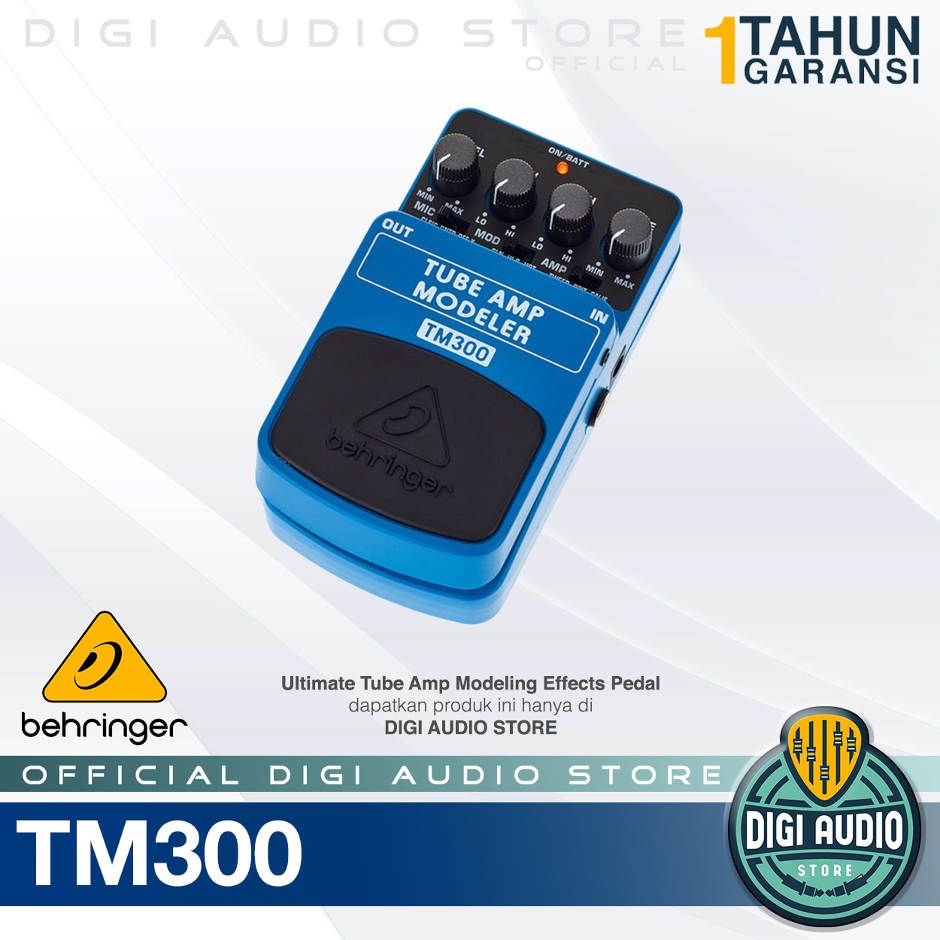 Behringer TM300 Tube Amp Modeling Guitar Effect Pedal Stompbox