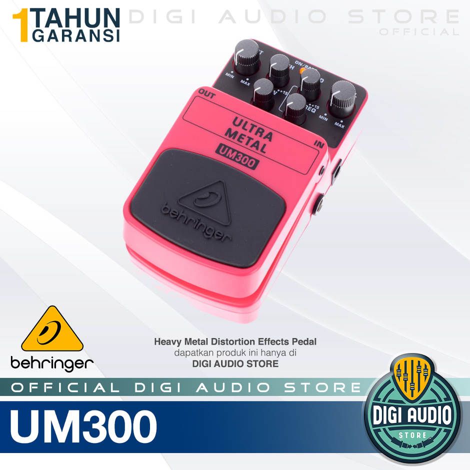 Pedal Efek Gitar Stompbox Behringer UM300 Ultra Metal Distortion