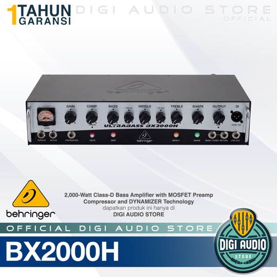 Behringer Ultrabass BX2000H Bass Head Amplifier