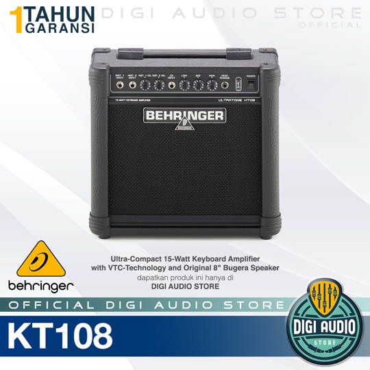 Behringer Ultratone KT108 - 15 Watt 8 inch Mini Keyboard Amplifier