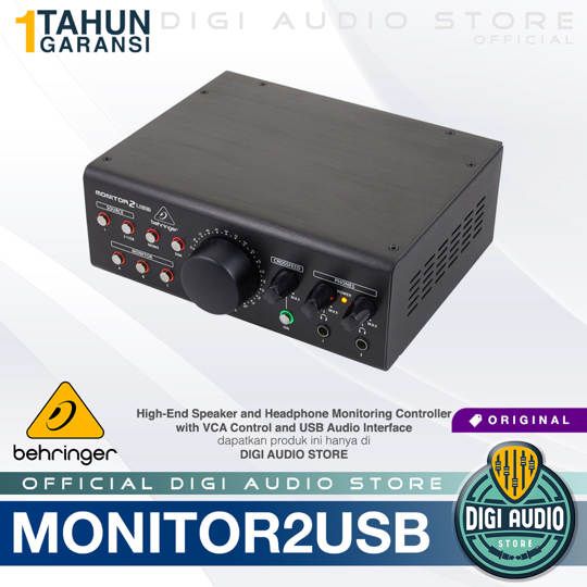 Behringer MONITOR2USB Speaker & Headphone Studio Monitor Distribution Management Controller - Monitor 2 USB