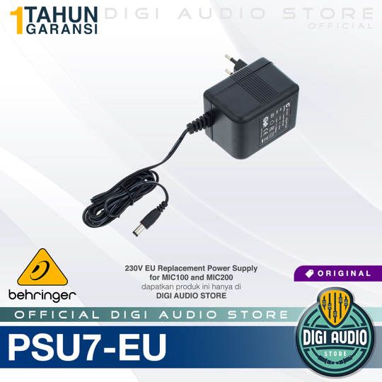 Behringer PSU7-EU adaptor for Behringer MIC100 MIC200