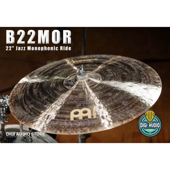 Meinl B22MOR 22 inch Jazz Monophonic Ride Cymbal - Byzance Jazz