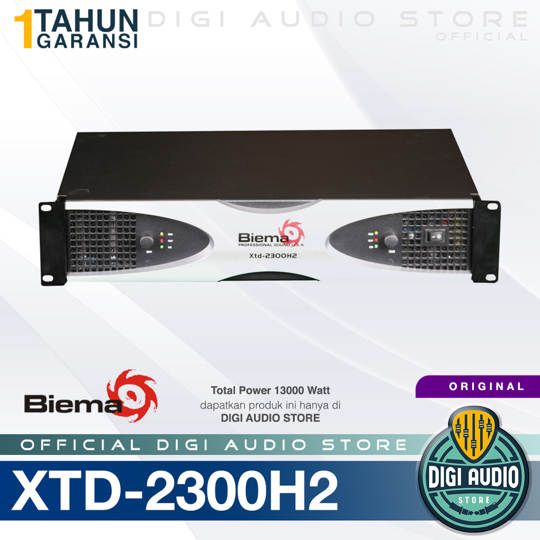 Power Amplifier Speaker Pasif BIEMA XTD-2300H2 Total 13000 Watt
