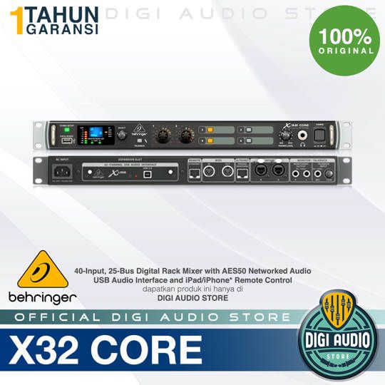 Behringer X32 Core Digital Rackmount Audio Mixer