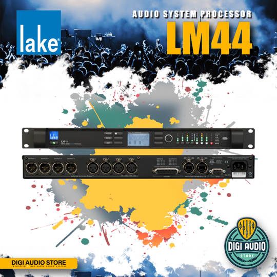 Lake LM 44 Audio System Processor Digital 4-In 4-Out Loudspeaker Management System