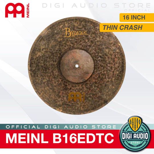Cymbal Drum Meinl B16EDTC 16 inch Extra Dry Thin Crash Byzance