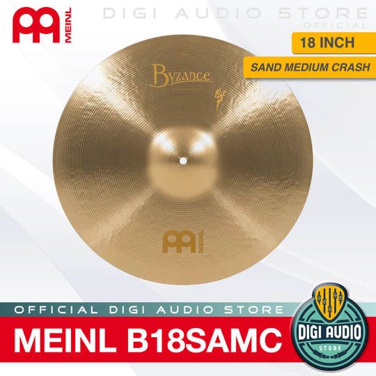 Cymbal Drum Meinl B18SAMC - 18 inch Sand Medium Crash (Benny Greb Signature) Byzance Vintage